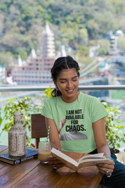 I Am Not Available For Chaos | Crop Top